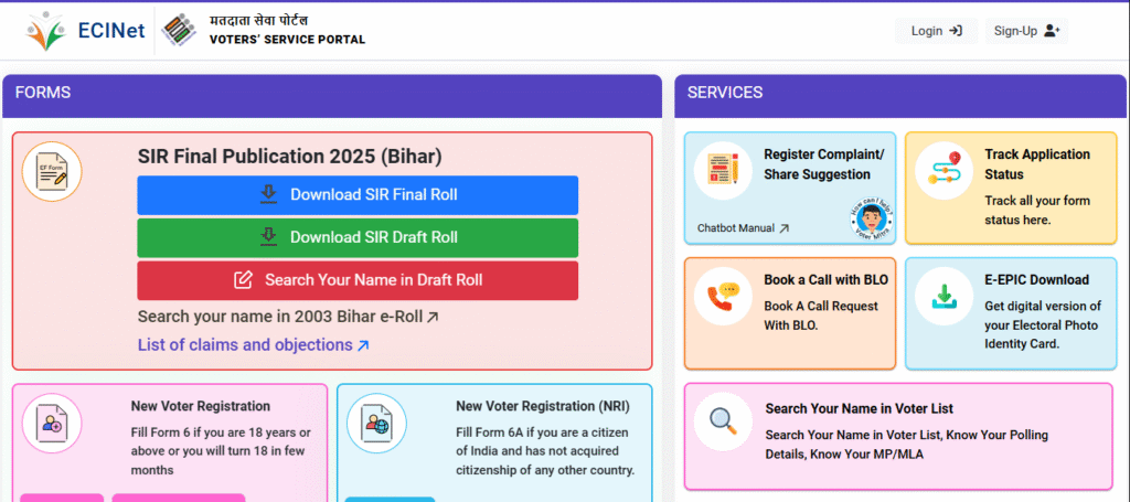 Bihar Final Voter List 2025 PDF में नाम कैसे खोजें?